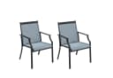 COSTWAY Gartenstuhl 2er Set 50 cm breitere Sitzfläche mit Armlehne Bild 2