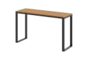 COSTWAY Gartentisch Konsolentisch Braun Schwarz WPC Metall Bild 2