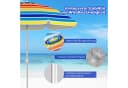 COSTWAY Sonnenschirm 200 cm Bunt UV50+ mit Tragetasche Bild 5