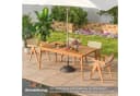 COSTWAY Gartentisch Akazienholz 6 Personen Bild 1