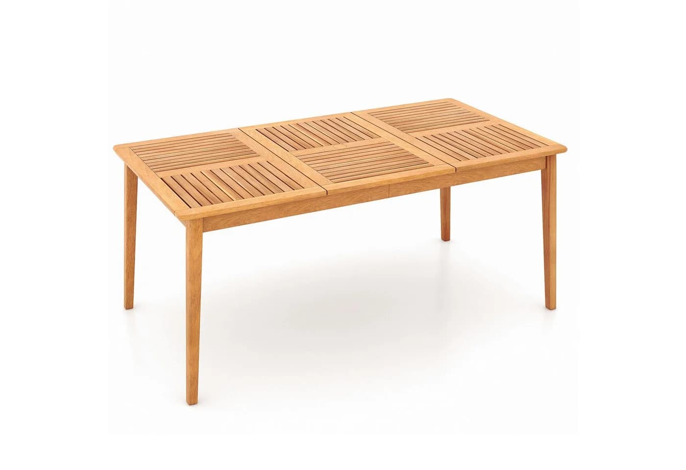 COSTWAY Gartentisch Akazienholz 6 Personen - Bild 2