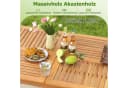 COSTWAY Gartentisch Akazienholz 6 Personen Bild 4