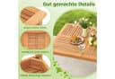 COSTWAY Gartentisch Akazienholz 6 Personen Bild 5