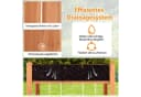 COSTWAY Hochbeet mit Rankgitter und Ablage Bild 1
