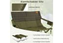 KOMFOTTEU Campingstuhl 2-Sitzer Klappstuhl mit Getränkehalter und Tragetasche Bild 1