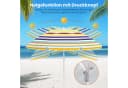 COSTWAY Sonnenschirm 200x200 cm Bunt UPF 50+ Knickbar Bild 4