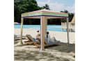 COSTWAY Faltzelt 200x200 cm Strandzelt mit Sandsäcken Bild 1