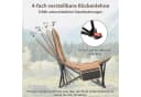 COSTWAY Campingstuhl bis 225kg belastbar, Klappstuhl einstellbar & faltbar Bild 3