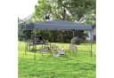 COSTWAY Faltpavillon Grau 365x225cm mit UV-Schutz Bild 1