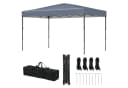 COSTWAY Faltpavillon Grau 365x225cm mit UV-Schutz Bild 2