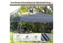 COSTWAY Faltpavillon Grau 365x225cm mit UV-Schutz Bild 3