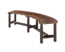 COSTWAY Gartenbank 3-Sitzer Holzbank bis 360 kg belastbar Bild 2
