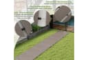 COSTWAY Gartensteg Grau Aufrollbar HDPE Bild 5