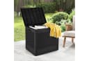 COSTWAY Auflagenbox 96L Braun Wetterfest Bild 1