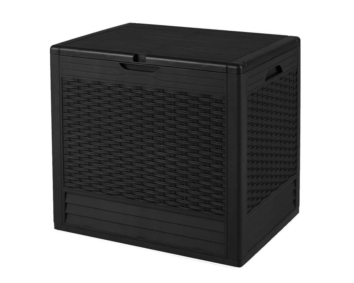COSTWAY Auflagenbox 96L Braun Wetterfest - Bild 2