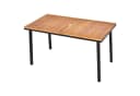 COSTWAY Gartentisch Akazienholz mit Schirmloch für 6-8 Personen Bild 2