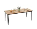 COSTWAY Gartentisch 200cm Akazie Esstisch für 8 Personen Bild 2