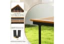 COSTWAY Gartentisch 200cm Akazie Esstisch für 8 Personen Bild 5