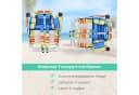 COSTWAY 3-teiliges Campingstuhl-Set mit Tisch klappbar verstellbar Bild 5