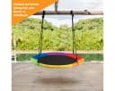 COSTWAY Nestschaukel Bunt Stahl Oxford 100cm Bild 5