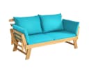 COSTWAY Gartenbank 4-in-1 XXL Akazienholz Bild 2