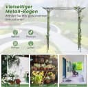 KOMFOTTEU Rosenbogen Gartenbogen für Kletterpflanzen, Hochzeitsbogen Bild 1