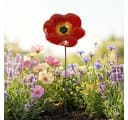 Cwwn Gartenstecker Glasblume Handgefertigt Bild 1