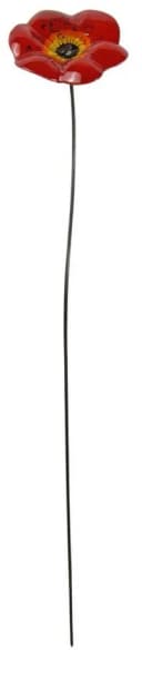 Cwwn Gartenstecker Glasblume Handgefertigt Bild 3
