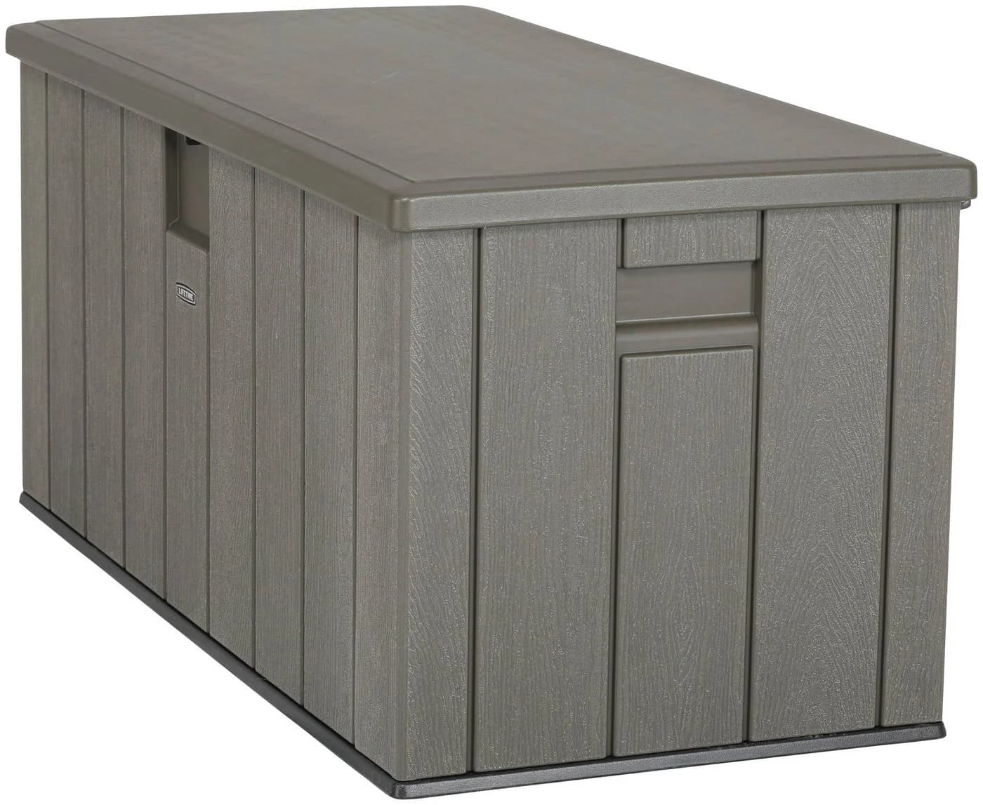 Lifetime Kissenbox Premium Wood Dunkelgrau 570 Liter - Bild 5