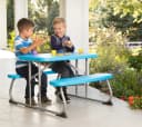 Lifetime Kunststoff Kinder Picknickgarnitur Blau Bild 2