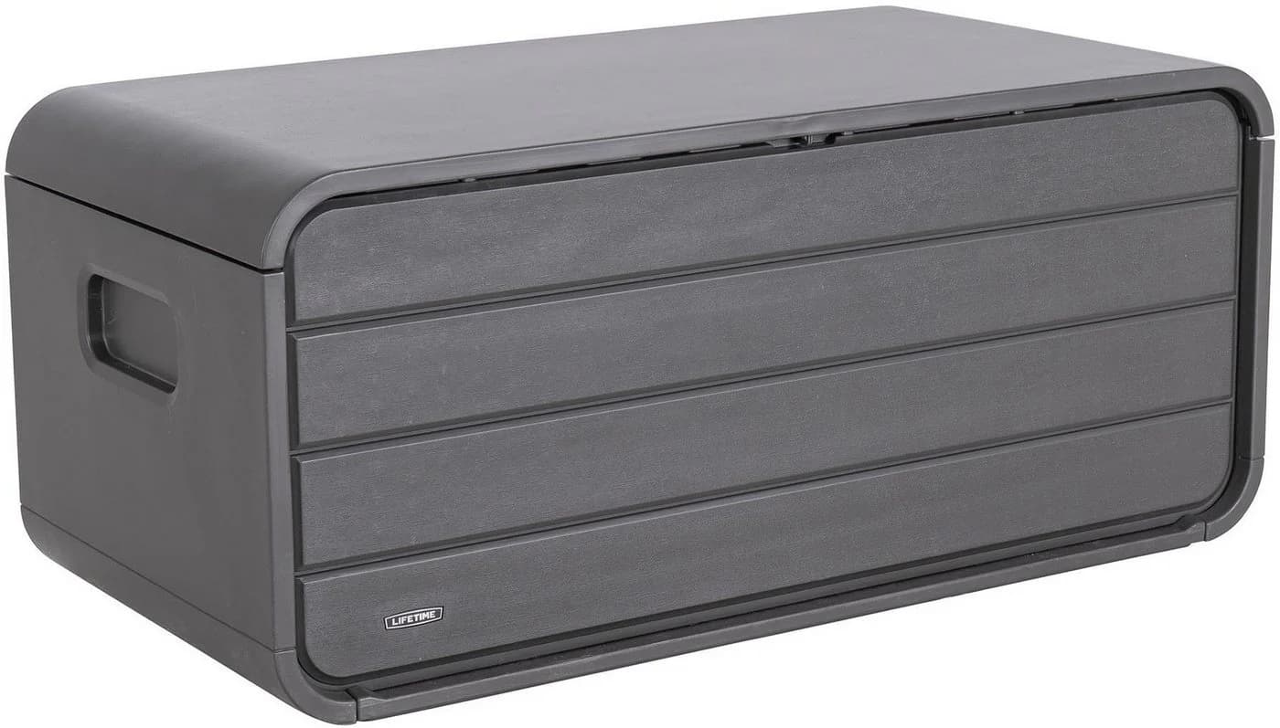 Lifetime Kissen- & Auflagenbox 515 L Anthrazit Kunststoff Gartenbox - Bild 3