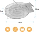 Youyijia Edelstahl Räucherschnecke Rund Kaltrauchgenerator Silber Bild 1