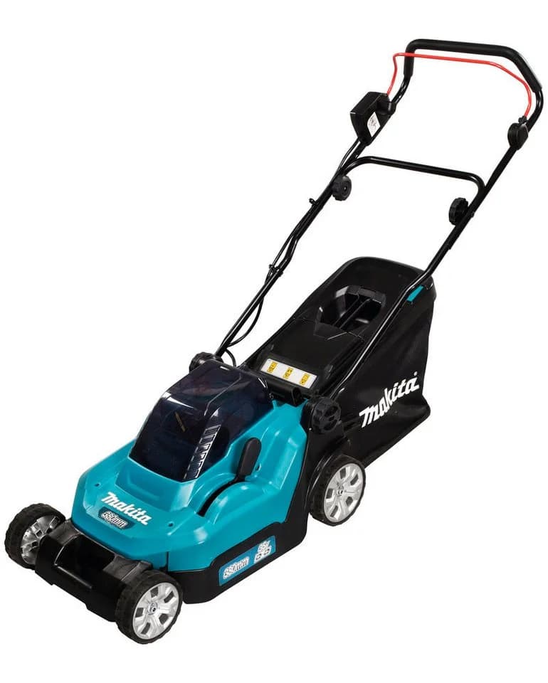 Makita Akku-Rasenmäher 2x18V4Ah 2Akku+Do.LG DLM382PM2 - Bild 2