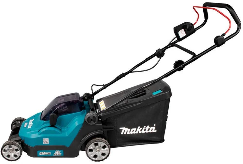 Makita Akku-Rasenmäher 2x18V4Ah 2Akku+Do.LG DLM382PM2 - Bild 4