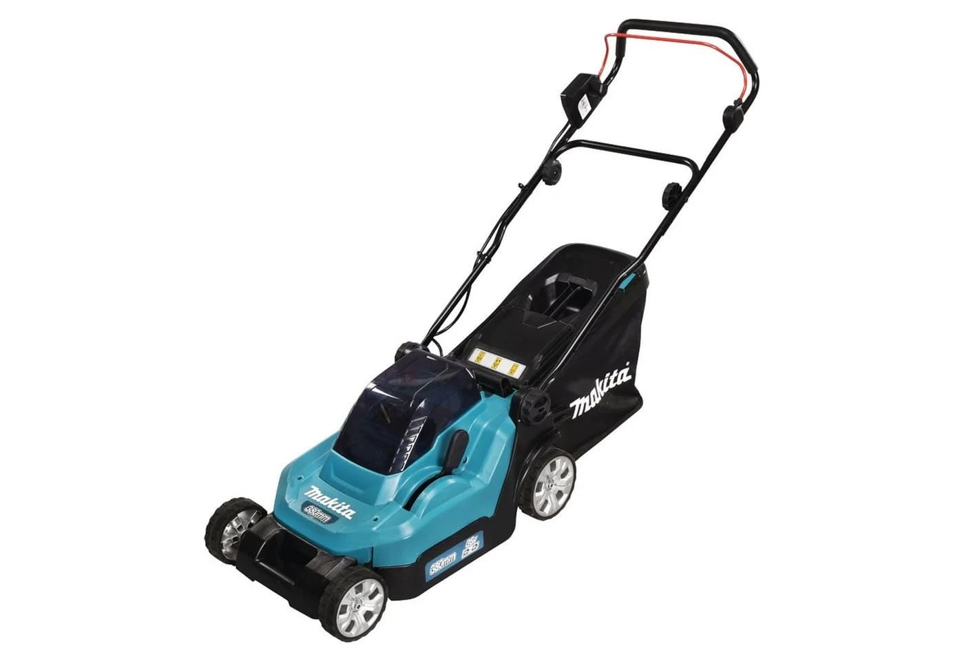 Makita DLM382Z Akku-Rasenmäher 38 cm 2x18V LXT mit Grasfangkorb - Bild 5