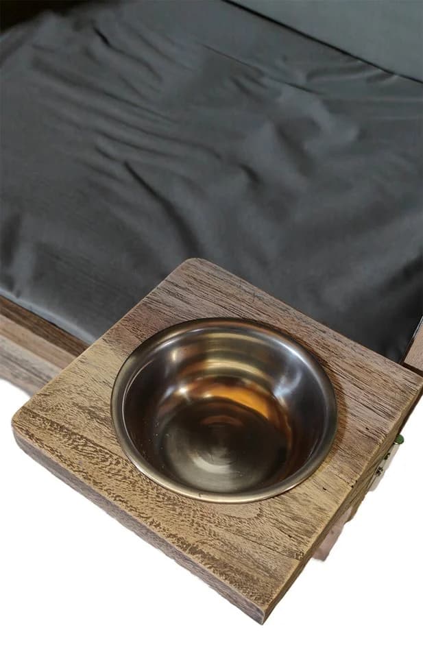 Strandkorb-King Hundestrandkorb XL aus Teakholz grau - Bild 5