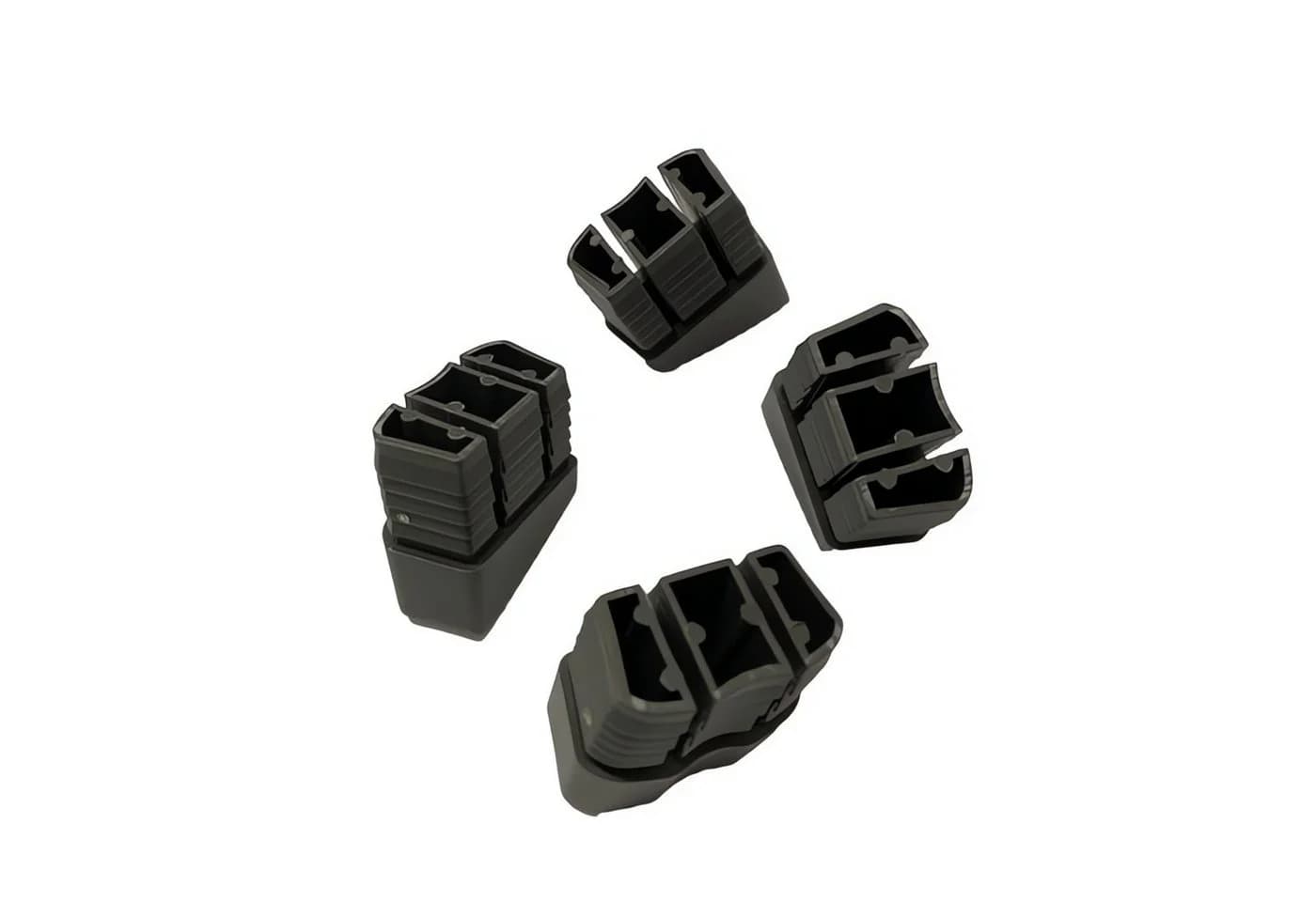 KETTLER Abdeckkappe Fusskappenset für Klappsessel Basic Plus Anthrazit
