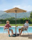 SONGMICS Sonnenschirm UPF 50+ mit Kurbel 200cm Bild 1