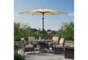 SONGMICS Sonnenschirm 270cm LED-Beleuchtung UPF50+ Bild 3