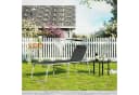 SONGMICS Gartenliege mit Dach Aluminium verstellbar Bild 1