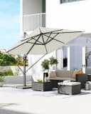 SONGMICS Sonnenschirm 290x290 cm UPF 50+ 360° drehbar Bild 1