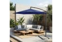 SONGMICS Sonnenschirm 300 cm UV-Schutz UPF 50+ Marineblau Bild 1