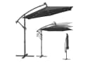 SONGMICS Sonnenschirm 300 cm LED-Beleuchtung UPF 50+ Bild 2