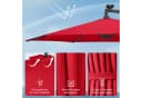 SONGMICS Sonnenschirm 300 cm LED-Beleuchtung UPF 50+ Bild 4