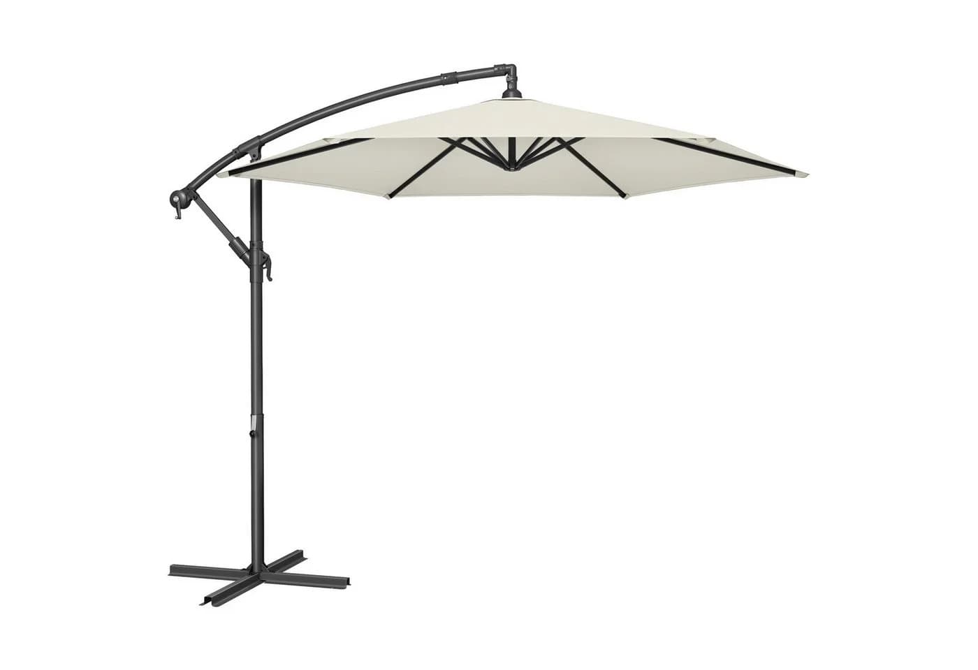 SONGMICS Sonnenschirm 300 cm UV-Schutz UPF 50+ mit Kurbel - Bild 2