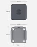 SONGMICS Seitenmarkise Bodenhalterung für Stahl-Standpfosten Bild 3