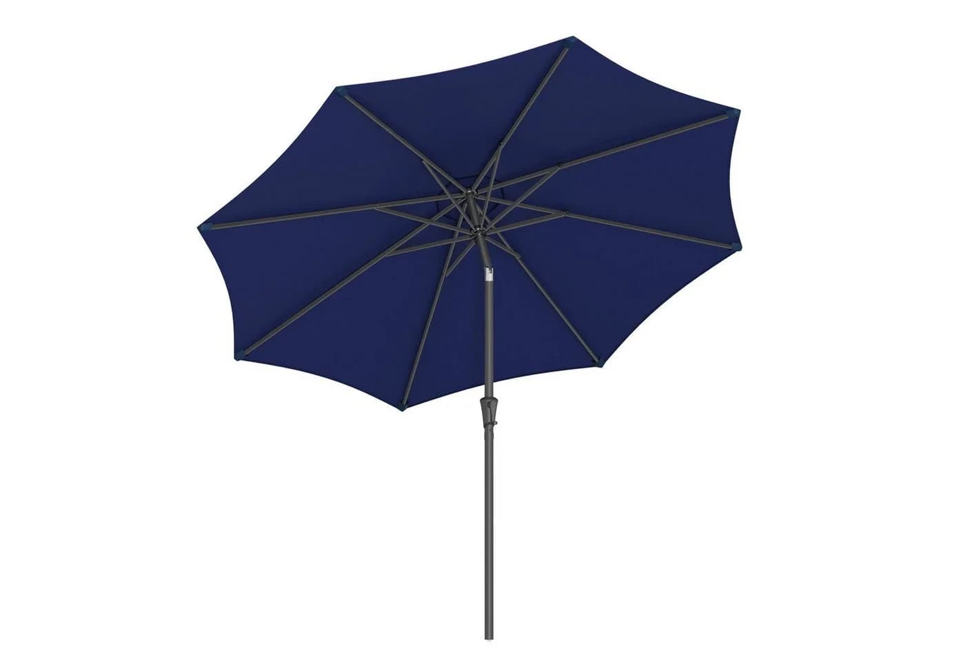 SONGMICS Sonnenschirm mit Kurbel Marineblau UPF 50+ - Bild 2