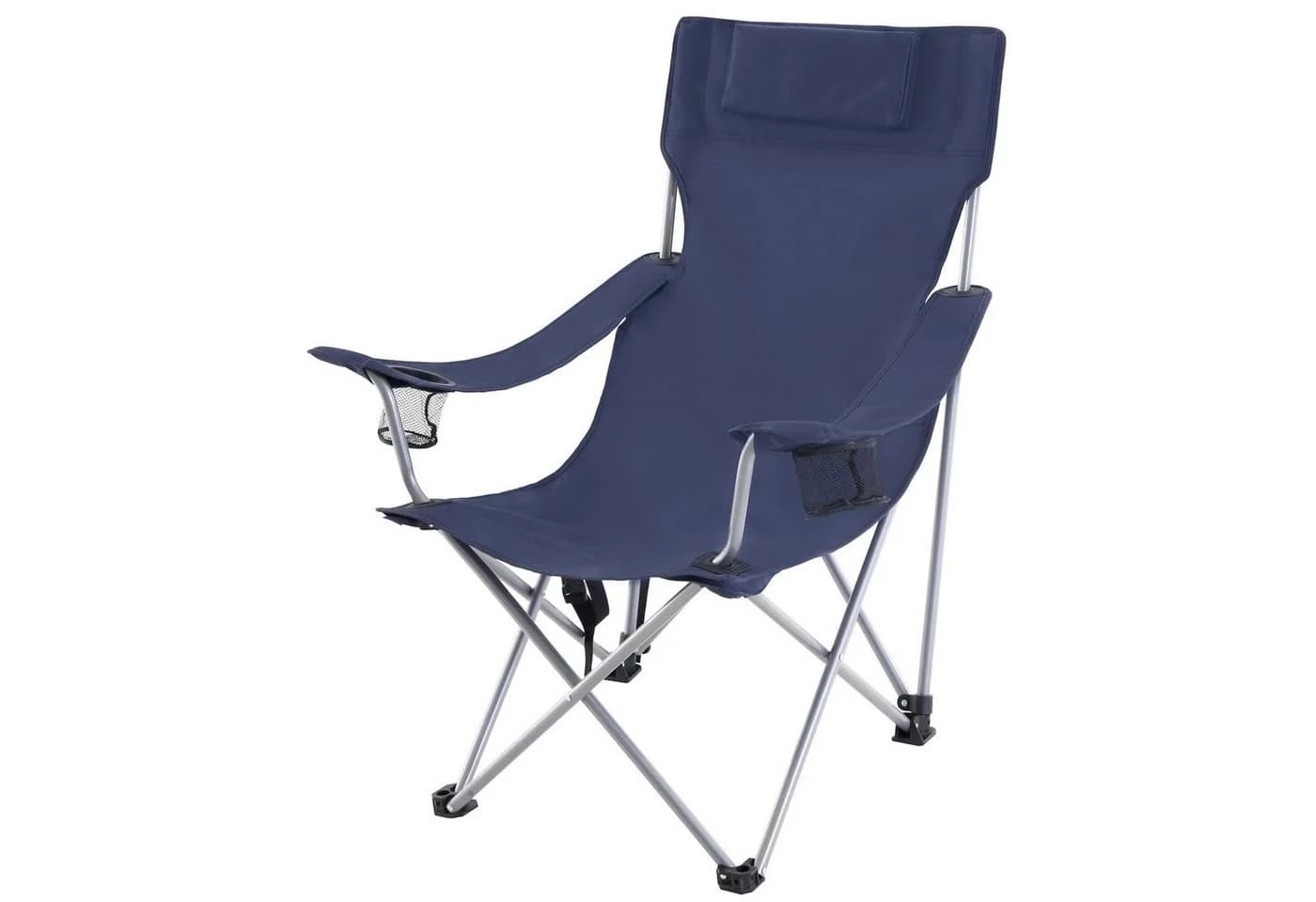 SONGMICS Campingstuhl Klappstuhl Outdoor mit Kopfstütze 150 kg