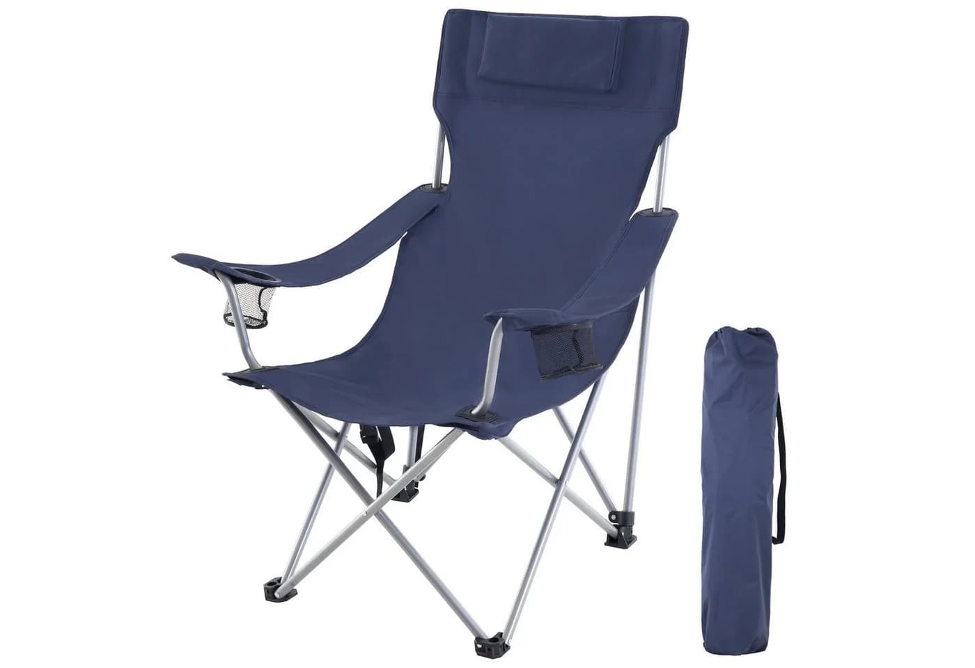 SONGMICS Campingstuhl Klappstuhl Outdoor mit Kopfstütze 150 kg - Bild 2