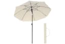SONGMICS Sonnenschirm 200cm UPF 50+ Beige Bild 2